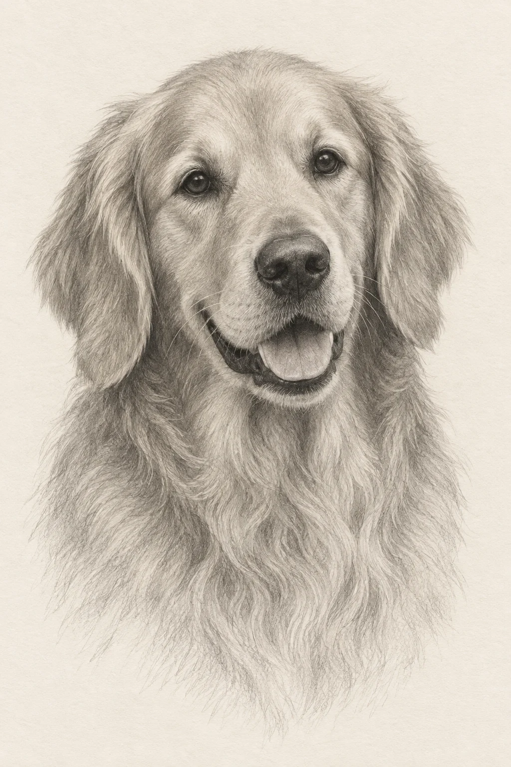 Fine Graphite — illustrative pet portrait cover