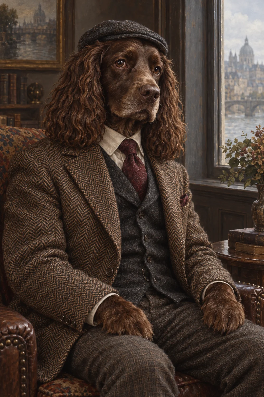 The Tweed Gentleman — illustrative character portrait